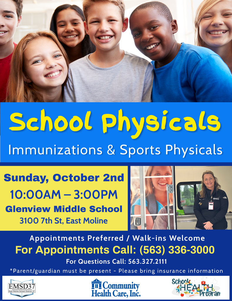 school physicals graphic