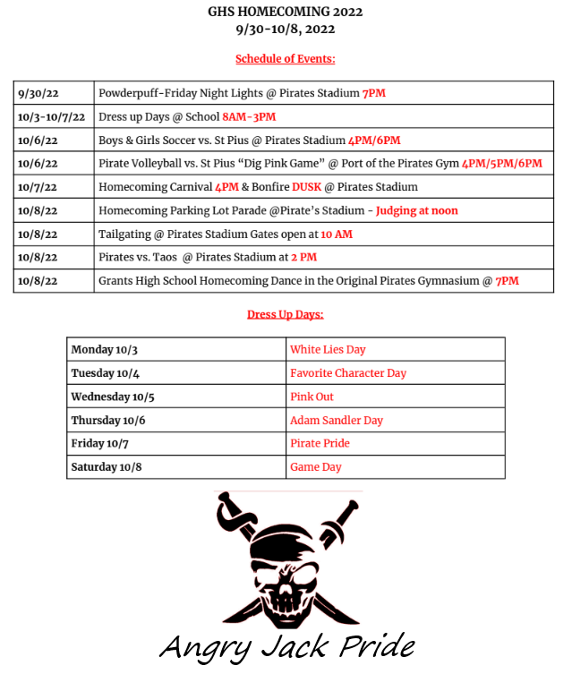 HC Schedule