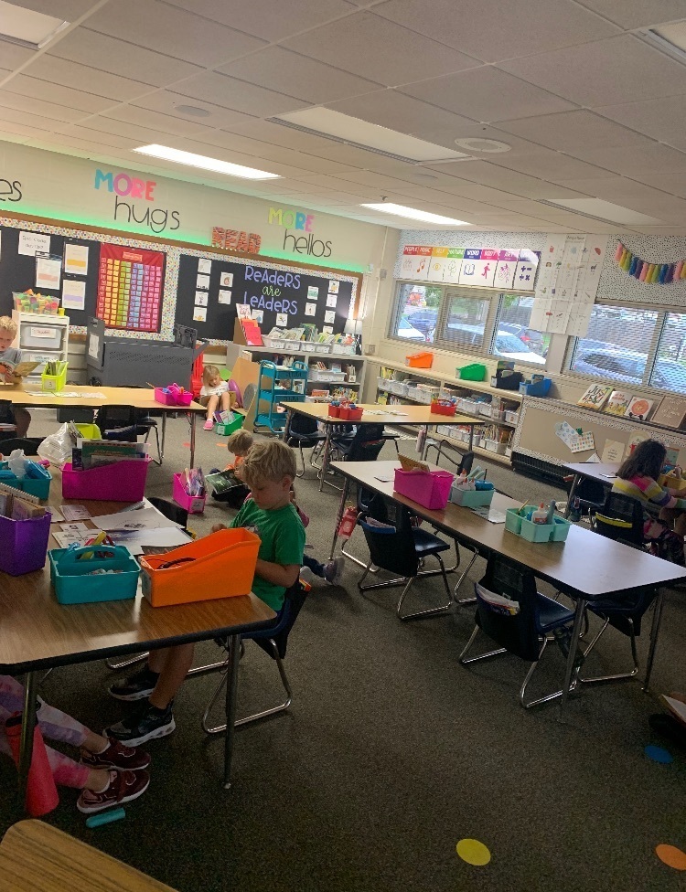 1st graders reading