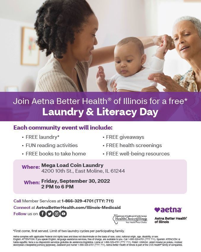 laundry & literacy day flyer