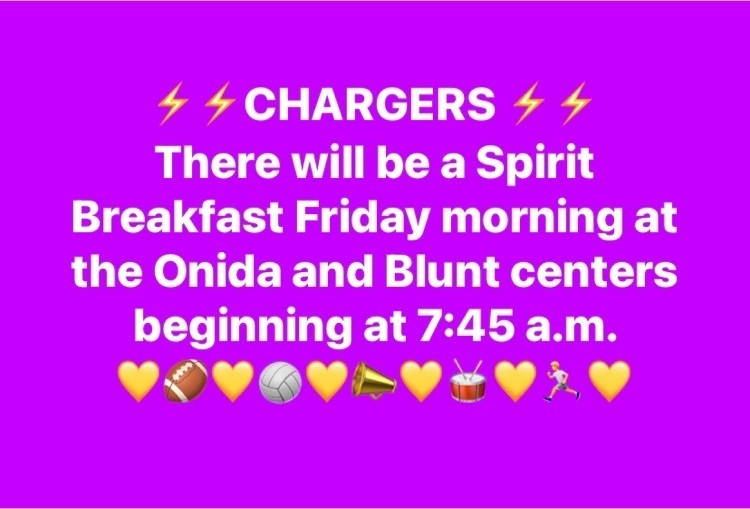 Homecoming spirit breakfast