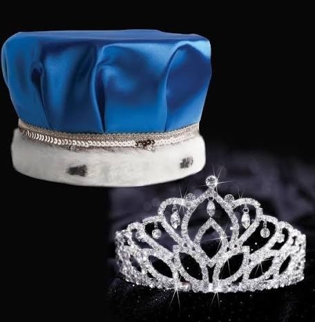 crown and tiara