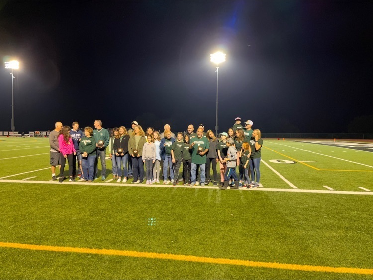 Hall of Fame Inductees and their families 