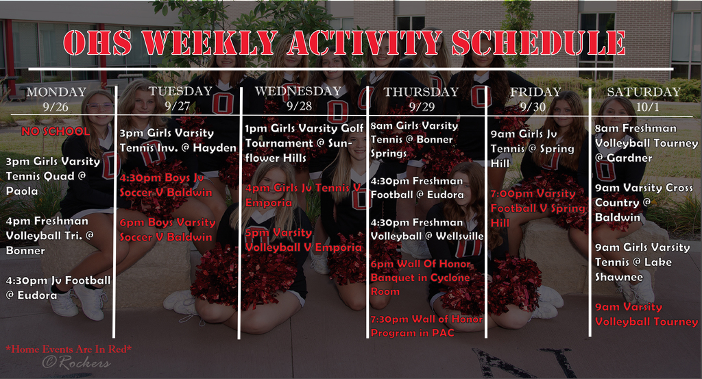 Weekly Activities
