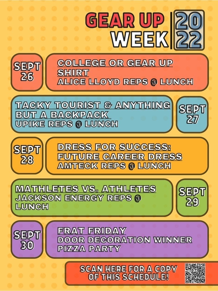 Gear-Up Week Festivities
