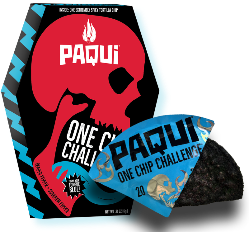 Paqui One Chip Challenge Packaging