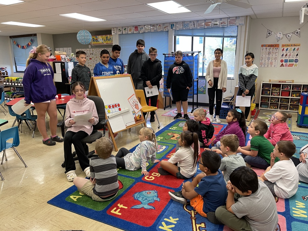 7th grade creative writers share with Kindergarteners