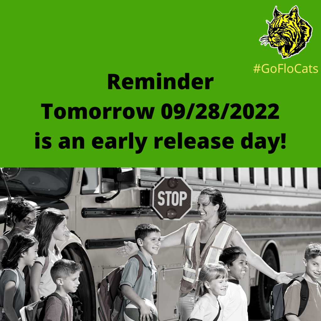 Reminder Tomorrow 09/28/2022, is an early release day!