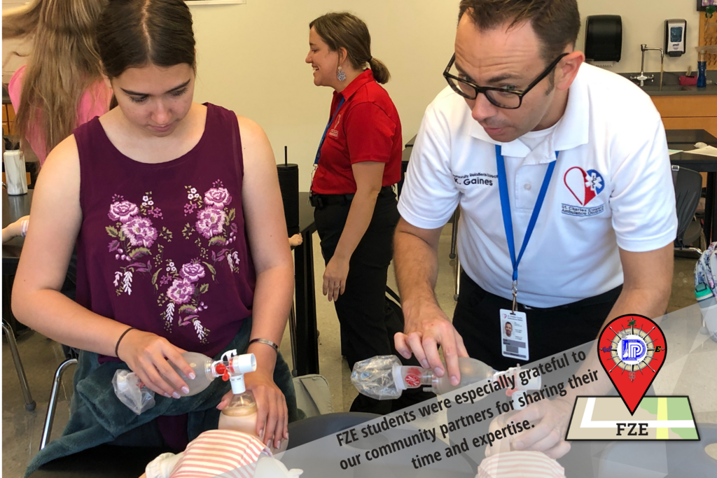 SCCAD pros instruct students on infant respirations