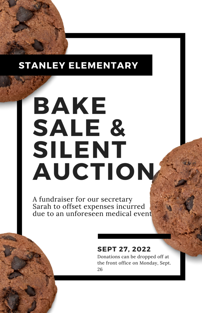 bake sale flyer
