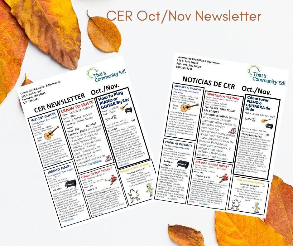 Oct/Nov CER Newsletter