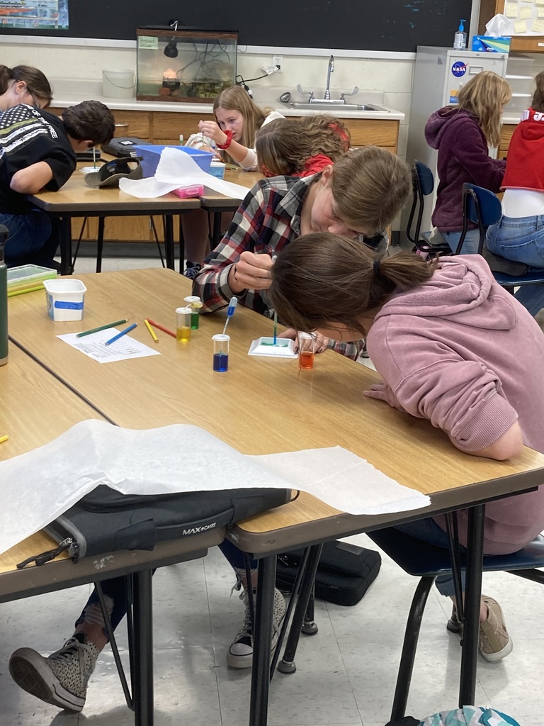science students working