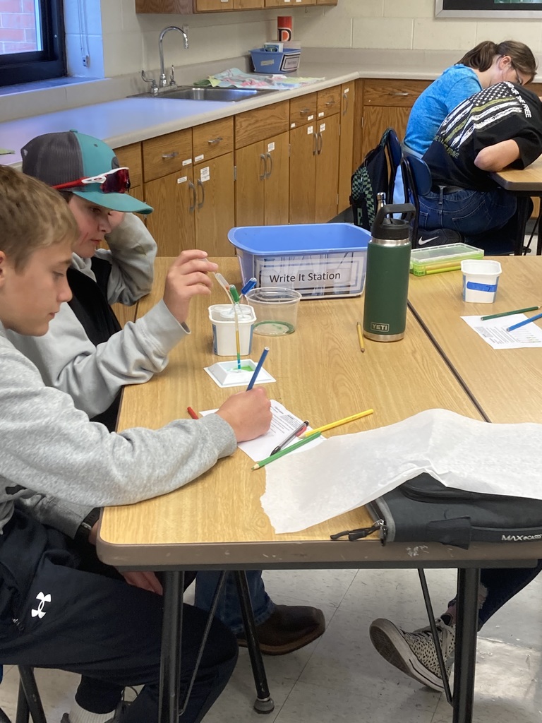 science students working