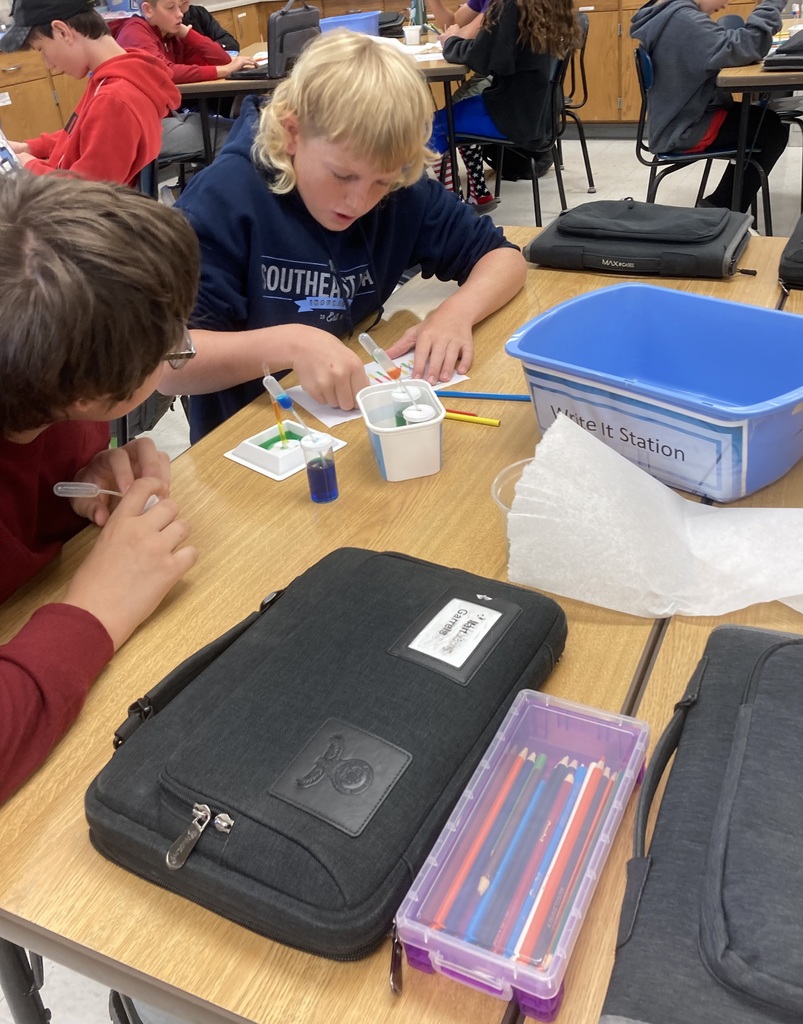 science students working