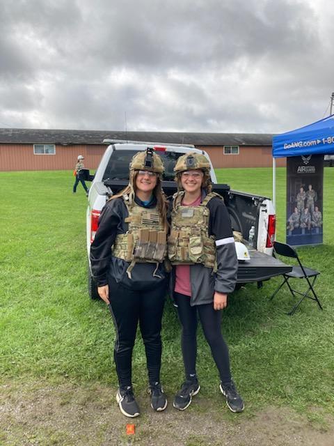 PCS students in military gear