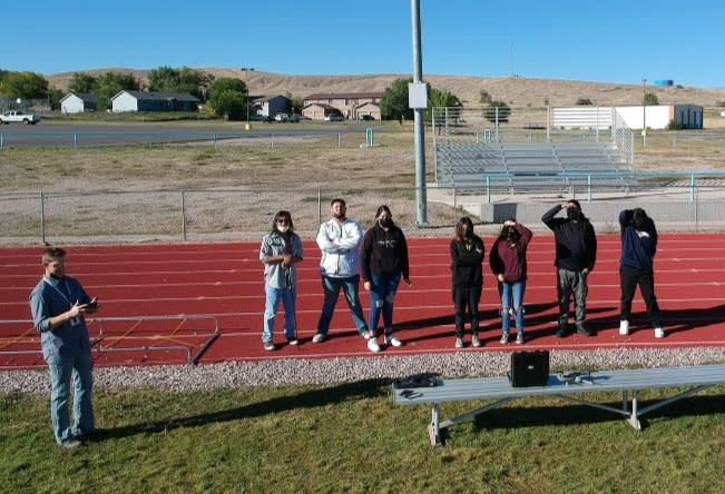 WIHS Media Students Learning about drones and how they can be used in the Digital Media Profession.