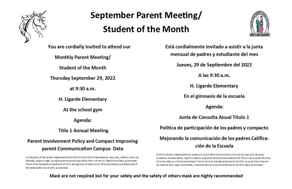 Parent Meeting