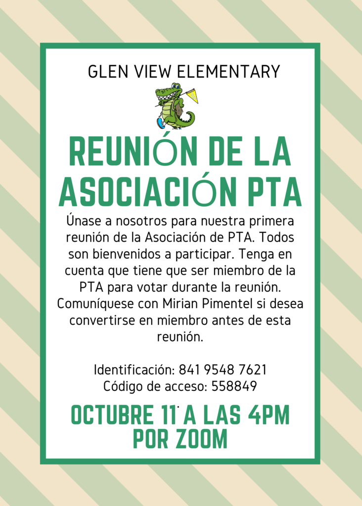PTA Association Meeting - Spanish