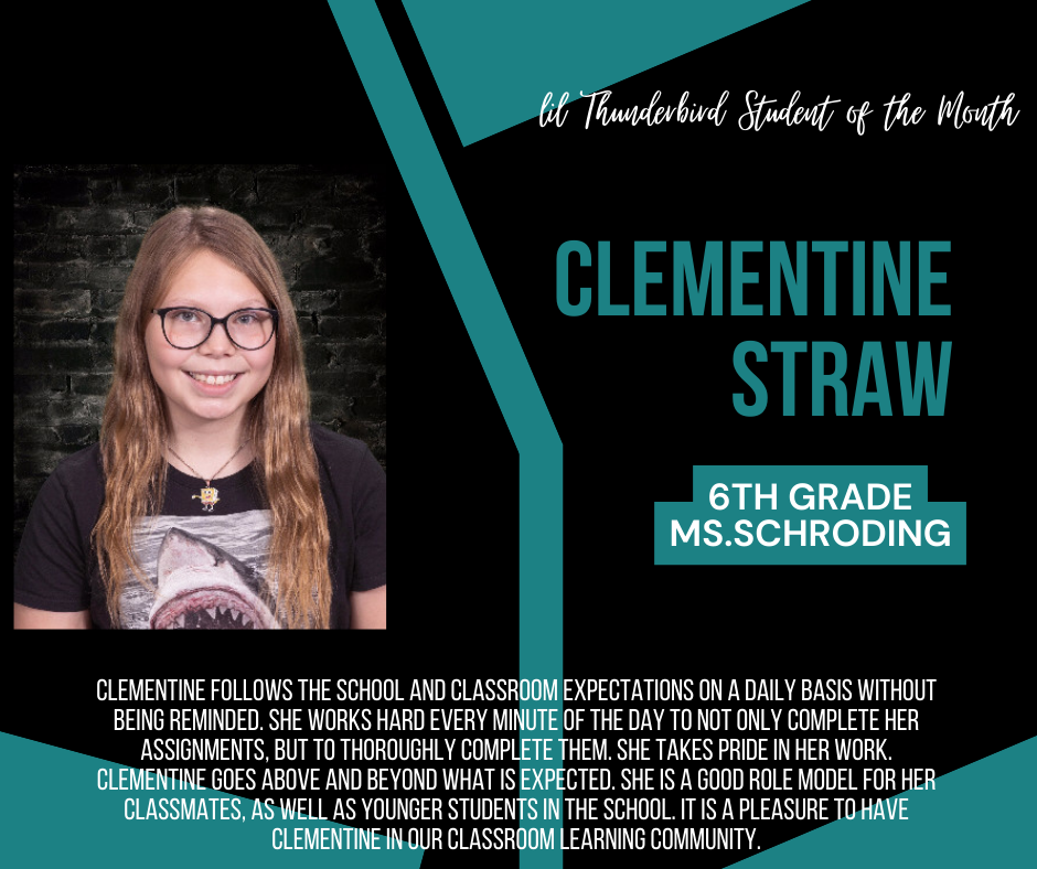 student of the month