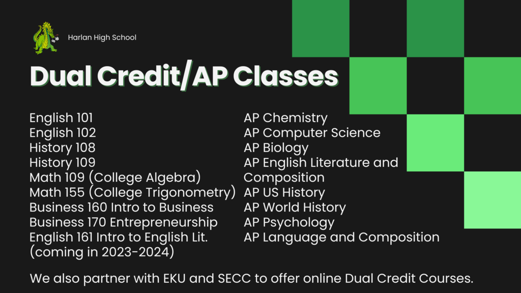 HHS Dual Credit and AP Classes