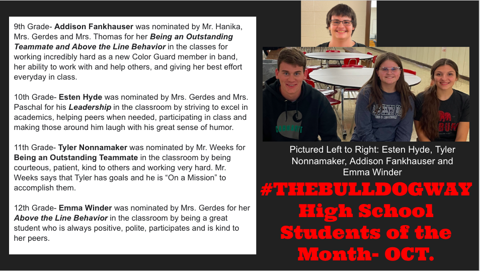 Student Winners