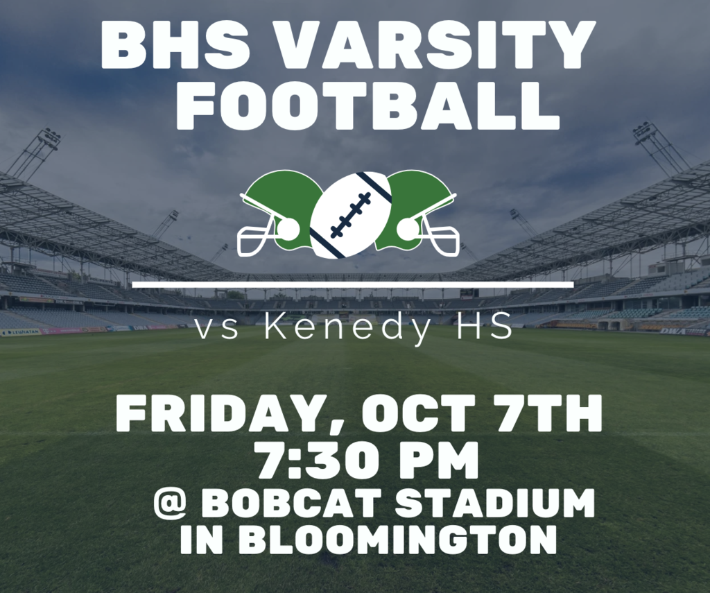 Bobcats vs Kenedy @ Home Oct 7th