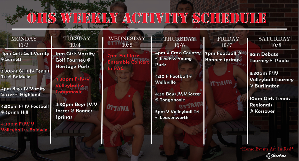 Weekly Activities