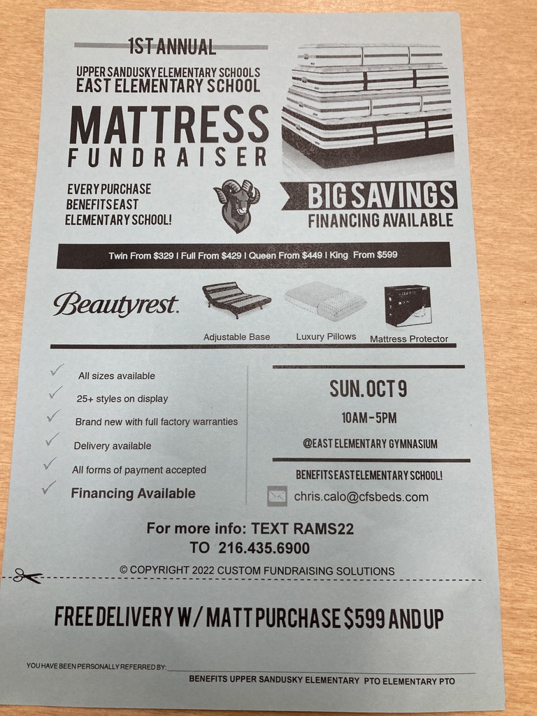 Mattress Sale Flier