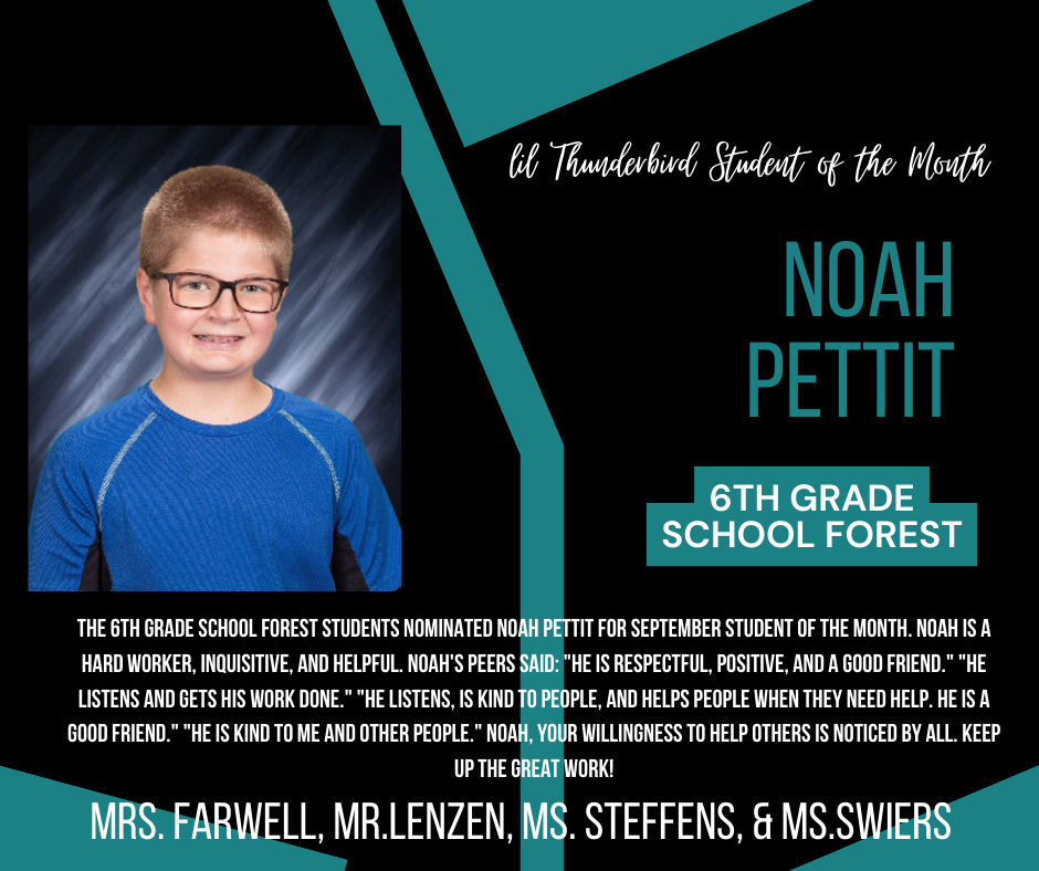 Student of the month