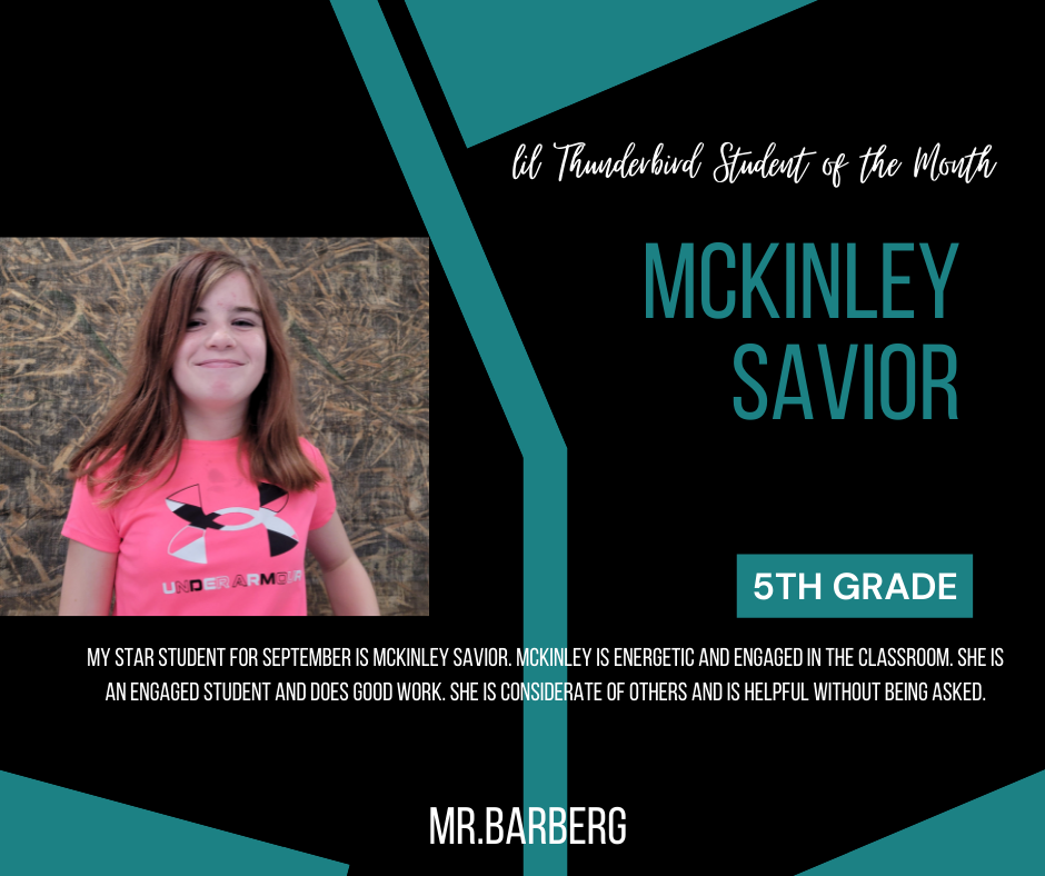 student of the month