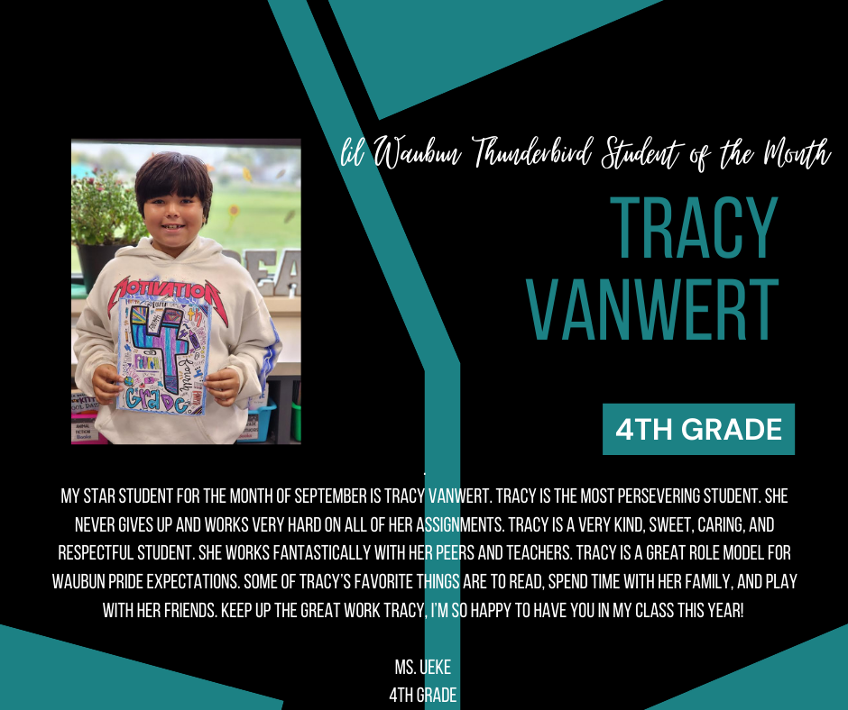 Student of the month!