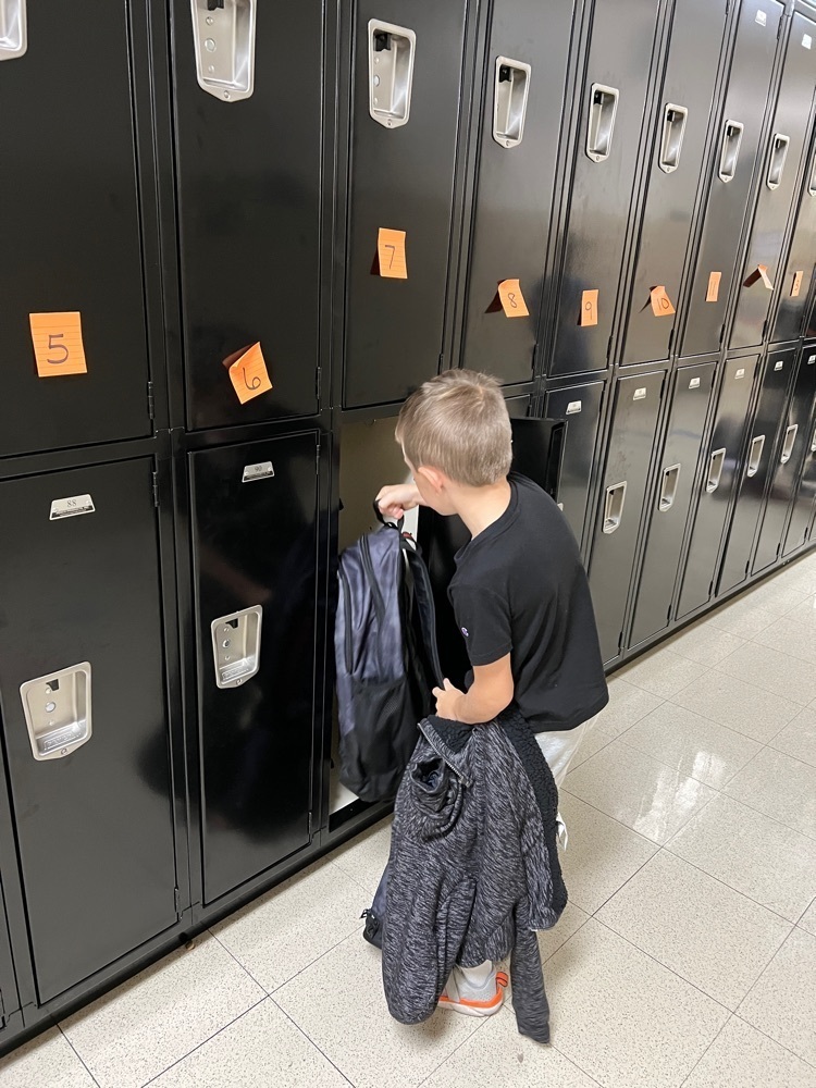 kids at lockers
