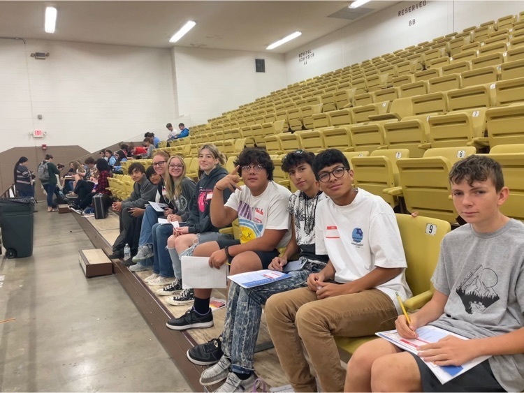 These vocal students are participating at GCCC Learning Day! They are preparing music for honor choir auditions coming up in a month. Proud of these kids for taking this step and going above and beyond this year in class!