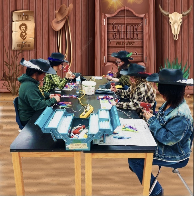 cowgirls and glue guns