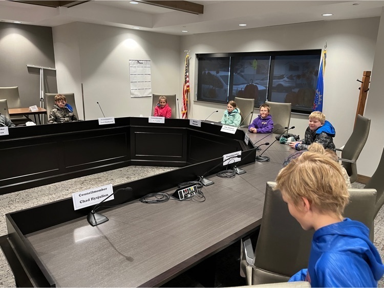 students at council
