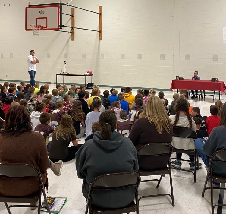 Author Steven Kozan and Quinton Miller presenting at Quinton’s book reveal!