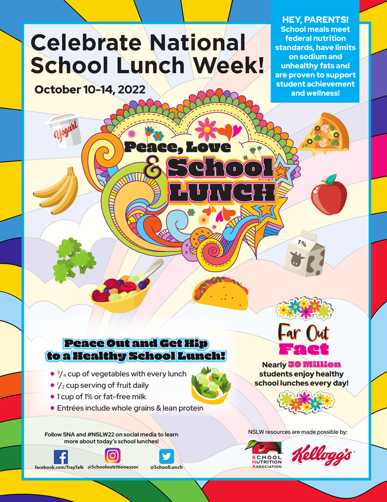 National School Lunch Week in English