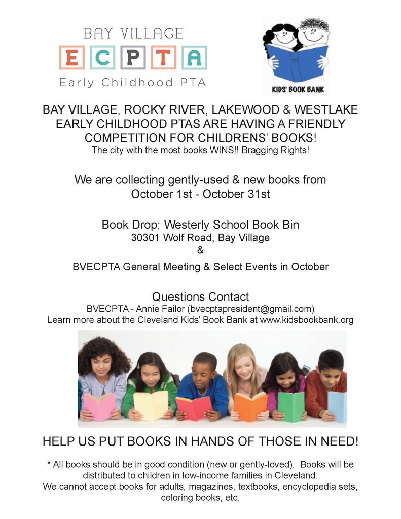 BVECPTA Book Drive Flyer Oct. 2022