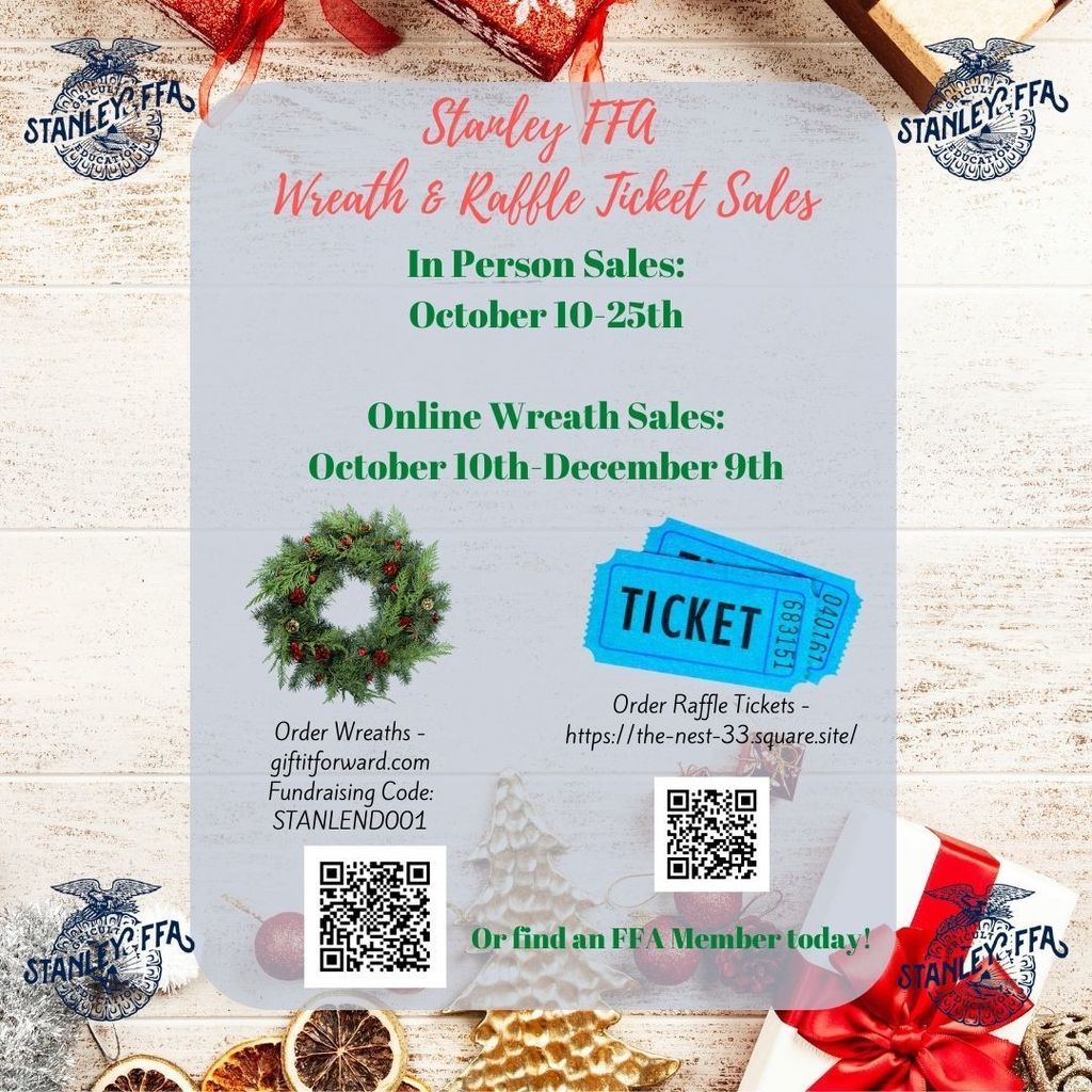 FFA Wreath & Raffle Sales