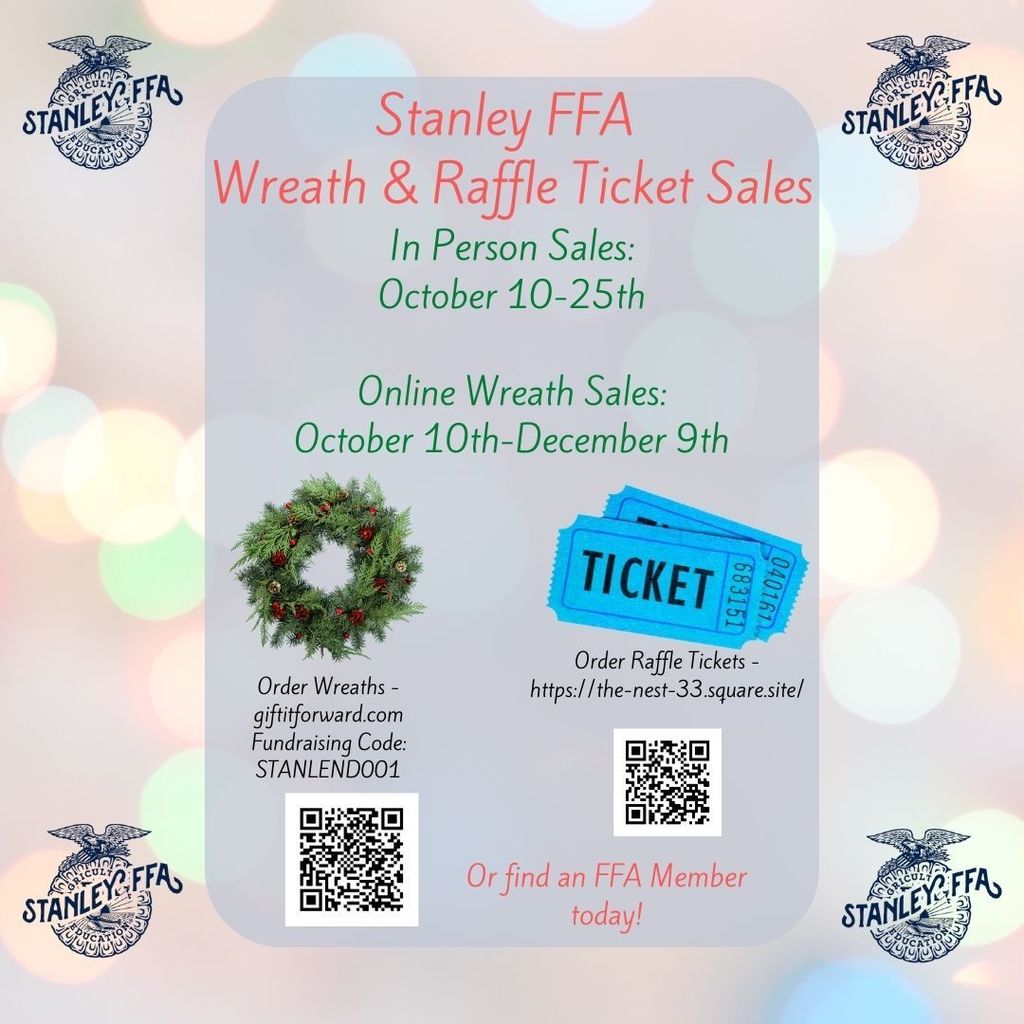 FFA Wreath & Raffle Sales