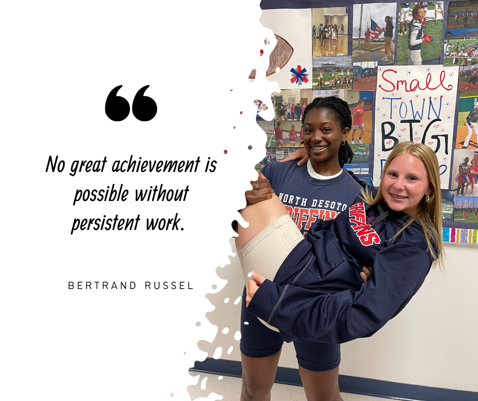 No great achievement is possible without persistent work.