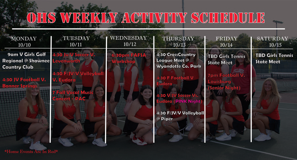 Weekly Activities