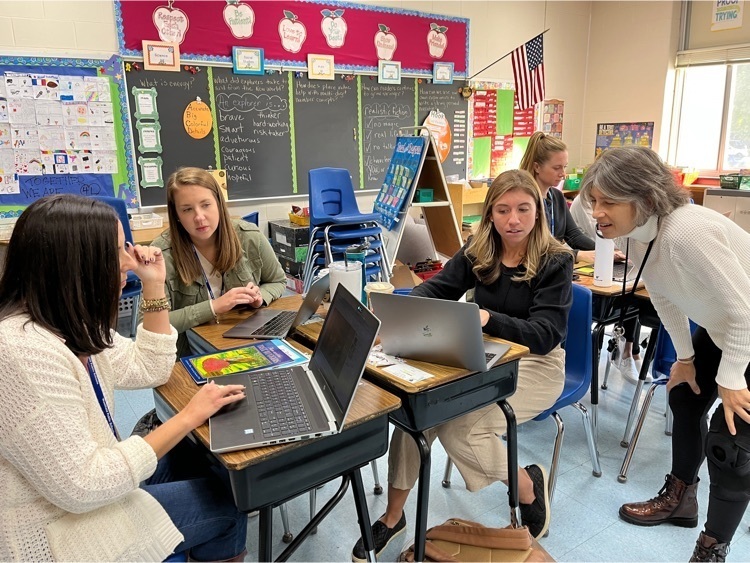 Three 3rd grade teachers ask DEI ambassador a question.