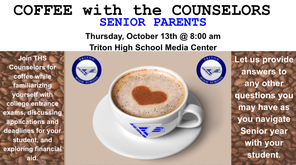 Coffee with the Counselors - Senior Parents
