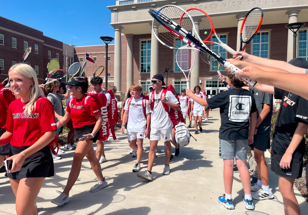 Varsity Tennis heading out for their regional competition