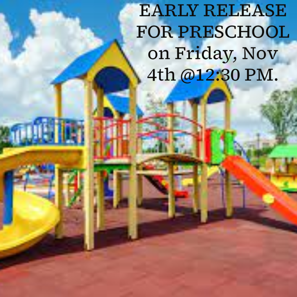 Early Release for preschool