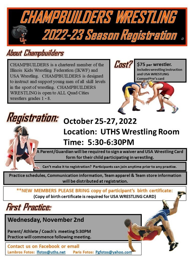 champbuilders wrestling flyer