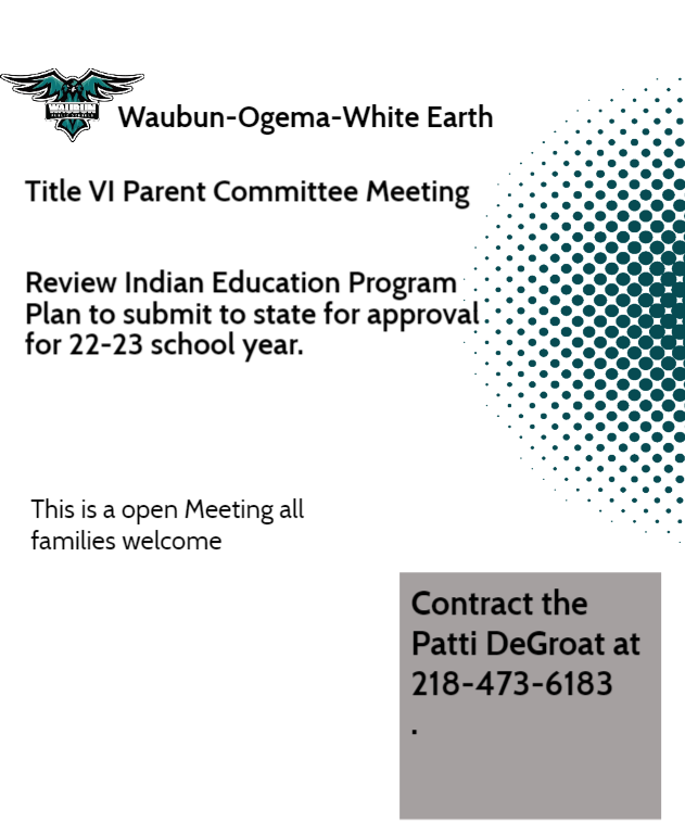 Title VI Parent Committee Meeting 