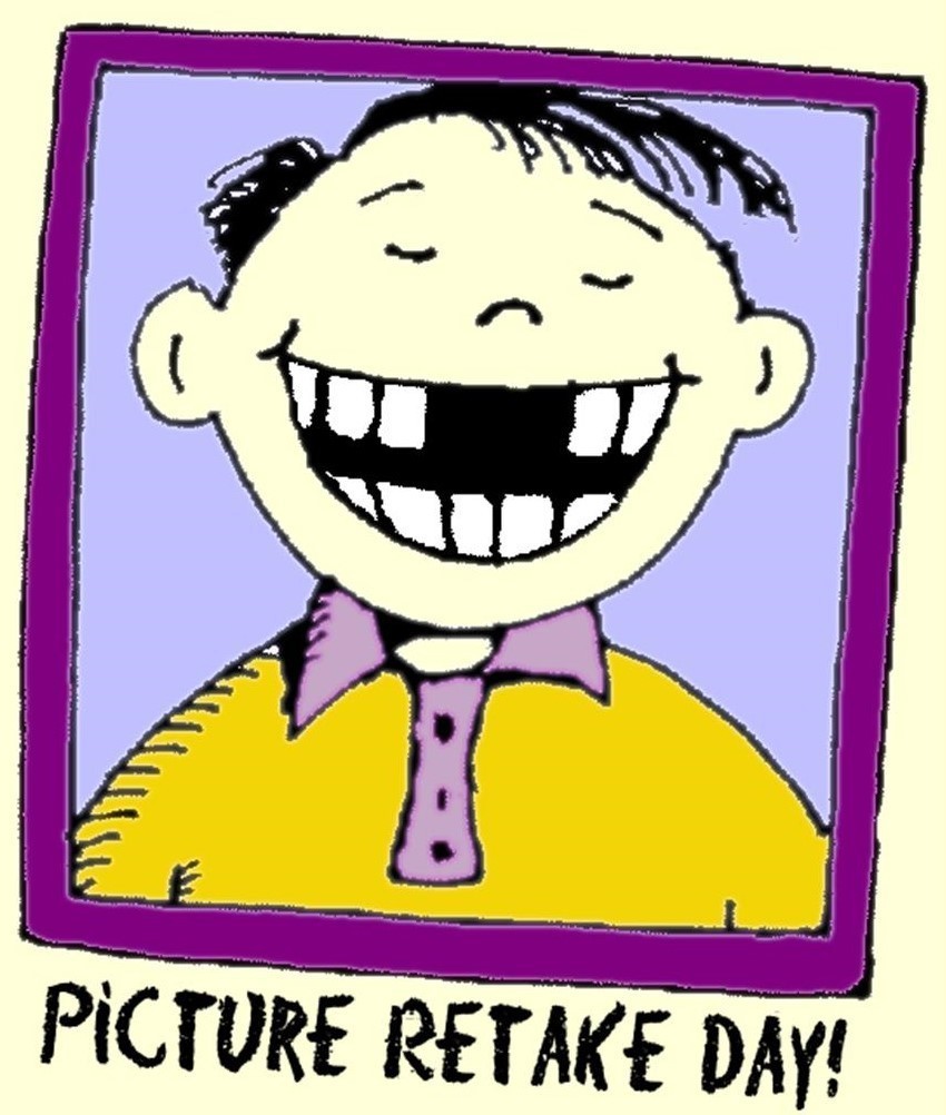 Picture retake day graphic