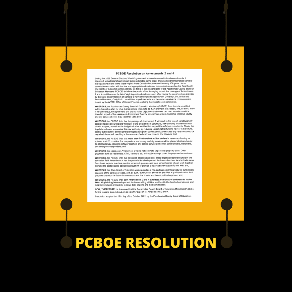 PCBOE Resolution on Amendments 2 and 4